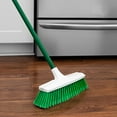 thumbnail image 3 of Libman 13" Indoor Smooth Surface Push Broom with Steel Handle, Green and White, 3 of 5