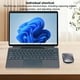 thumbnail image 2 of Teclado Magnético Portátil Inalámbrico Compatible Con Panel Táctil Retroiluminación 7 Colores para Microsoft Surface Pro 8/9/X/10/11 Azul, 2 of 9