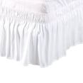 thumbnail image 1 of Falda De Cama Unique Bargains Cenefa Base Poliéster 15' Camas Elásticas Blanco Completo, 1 of 6