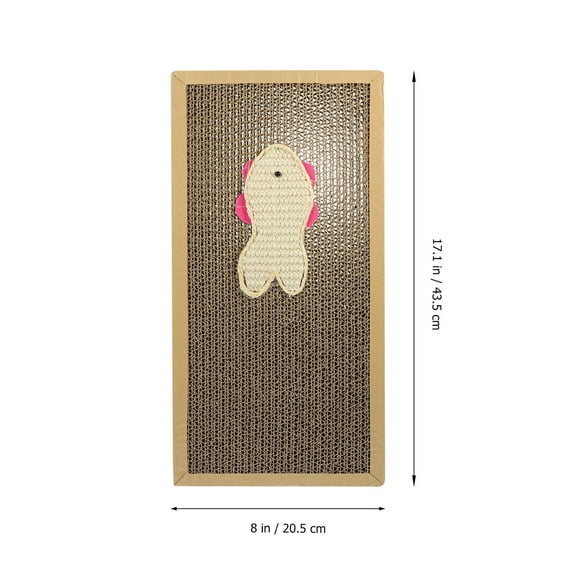 Soimiss Decorative Lightweight Cat Scratcher Pad Indoor Cat Plaything Protects Furniture and Relieves Stress