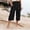 Black, variant on Women's High Waist Casual Pants with Pockets Effortless Everyday Trousers Clean Finish Comfortable Wear Women's Comfortable Lightweight Regular Pants Girl Pull On Sweatpants