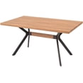 thumbnail image 1 of Mesa Multiusos Rectangular Tali | para Acomodar de 4 hasta 6 Personas | Ideal para Reuniones y Eventos | para tu Hogar u Oficina | Color Cerezo, 1 of 8