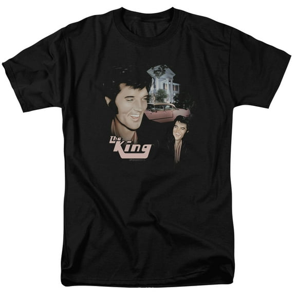 Elvis Presley Home Sweet Home 18/1 T-Shirt Black