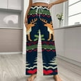 thumbnail image 2 of Merry Christmas Pajama Pants Comfortable Elastic Waist Pajamas Fashion Sleepwear Bottoms Plus Size Homewear, 2 of 6