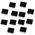 thumbnail image 1 of 12 Set Caballete De Mini Pizarras Negras De Mensaje Artesanía De De Bodas, 1 of 9