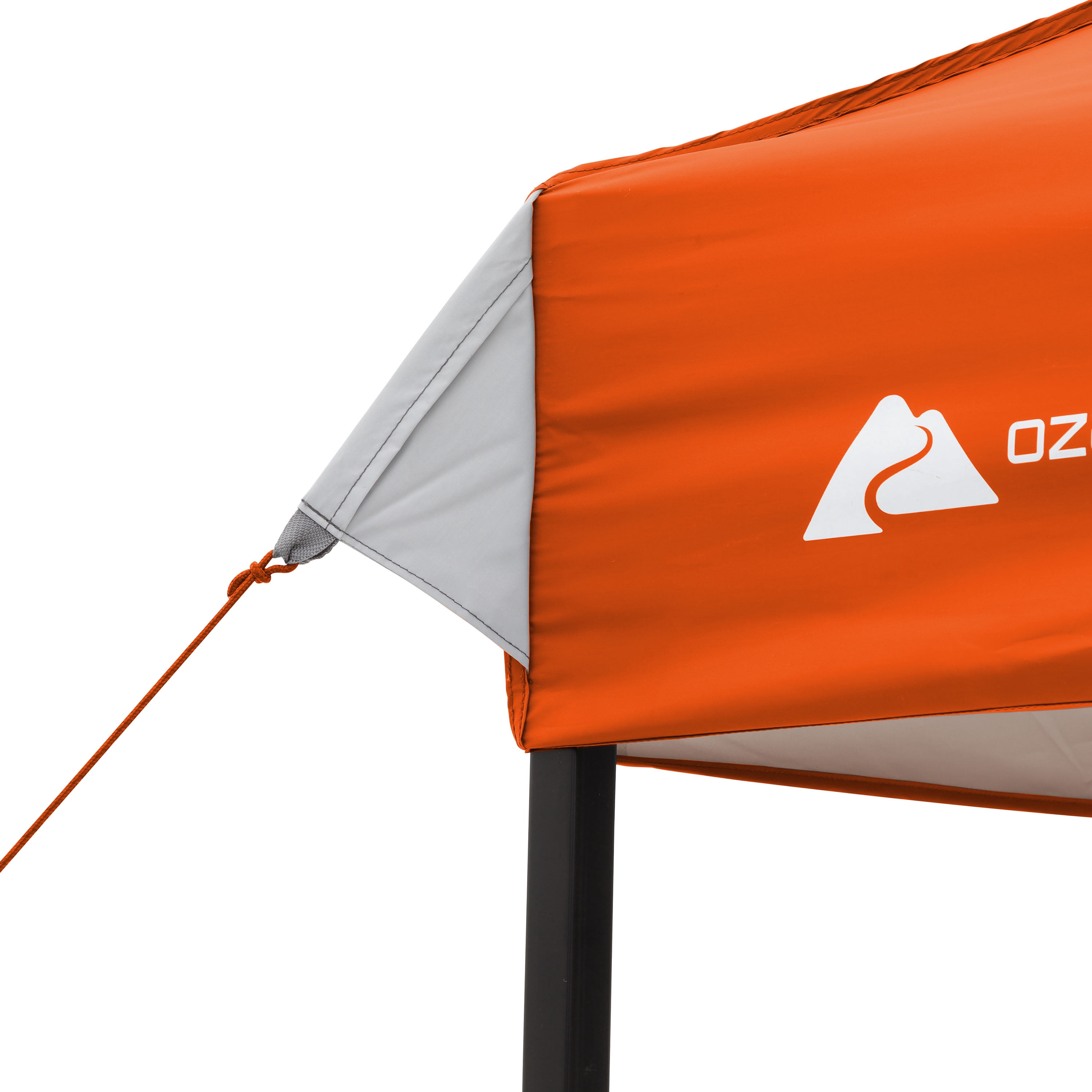 Ozark Trail 10x10 Instant Pop Up Canopy Tent with Simple Push Setup – Straight Leg Pop-Up Tent for Tailgating, Camping & Events, Bright Orange