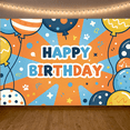 thumbnail image 5 of LUUFILx Colorful Balloon Themed Happy Birthday Banner Party Decoration Background Backdrop Photography Props, 5 of 6