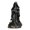 D, variant on Sylvtty Grim Reaper Statue Halloween Black Horror Robe Sculpture Gothic Resin Santa Muerte Figurine for Halloween Indoor Bookshelf Desk Decor