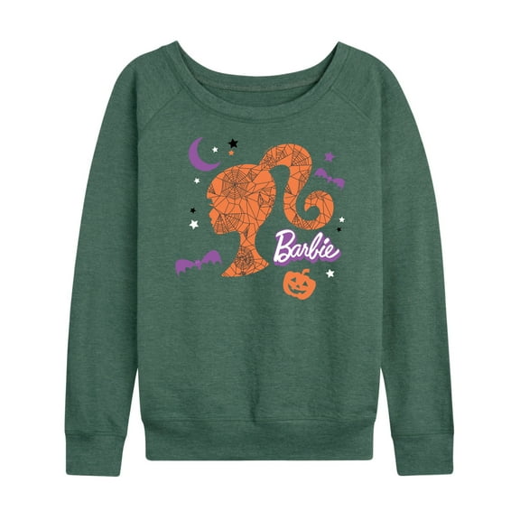 Barbie - Witch Sihlouette - Women's Lightweight French Terry Long Sleeve Shirt