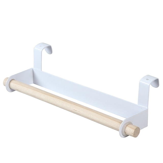 Toallero Estante de madera para toallas de baño Almacenamiento de cocina sobre el gabinete Toallero
