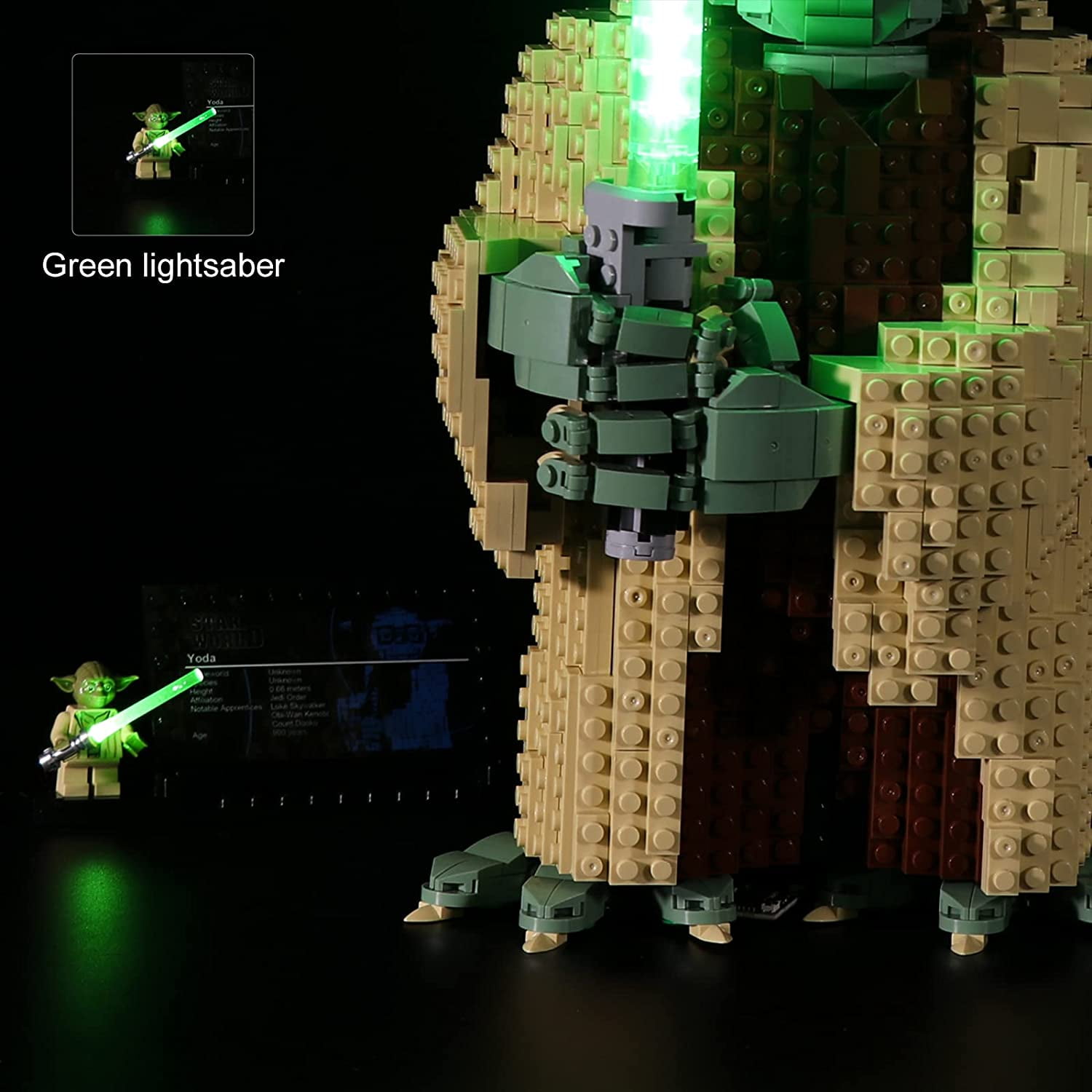 Lego yoda 75255 light kit hotsell