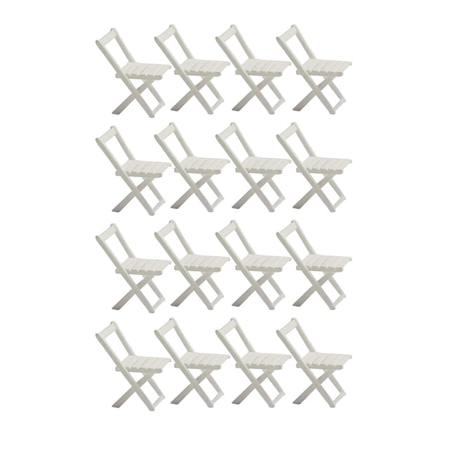 Modelo de Paisaje de Sillas Pintadas a Mano 1/64 de 16 Piezas para Decoración de Caja de Cerillas Sunnimix Muñeca de figuras de personas