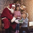 thumbnail image 4 of Disfraz de Papá Noel, traje completo de Navidad para adultos, traje de Papá Noel con sombrero, barba y golf, 7 Uds., 4 of 4