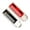 Black and red, variant on 2 Pieces 4-in-1 Designed Solar Calculator with Ruler, Magnifier and Protractor Multifunctional Stationery Gift for Kid