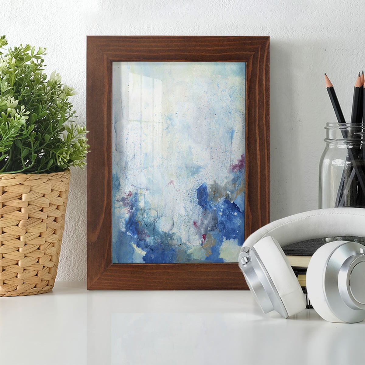 In the Mist II - Framed Print w/glass - Chestnut