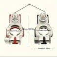 thumbnail image 2 of SUTENGDA 1 Pair Car Battery Terminal Connectors - Positive & Negative Top Posts with Durable Plastic Base, 2 of 4