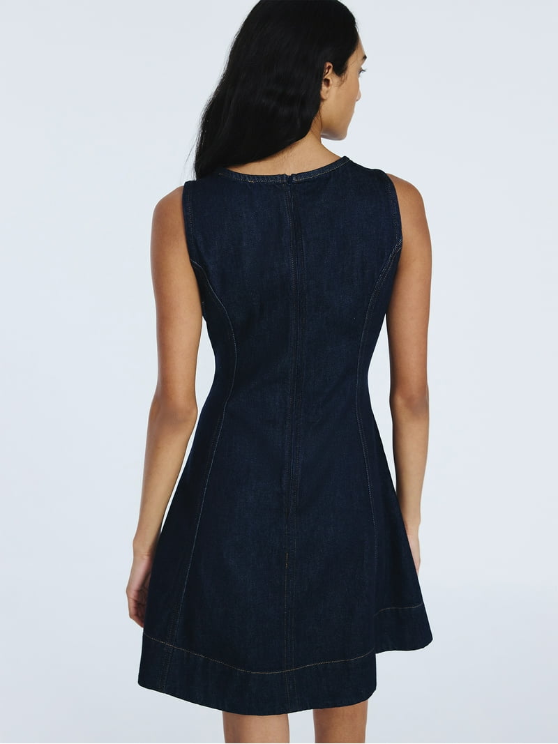 Free Assembly Women's Sl Crw Nk Mini Dress, Sizes 0-16 Free Assembly Women's Sl Crw Nk Mini Dress, Sizes 0-16