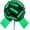 Green, variant on 12" Large Bow,1pcs Glitter Big Bow Big Bow for Bow for Present Bow for Large appliances,Bikes,Table Decorations and Party Events Decoration (Large Glitter - )