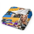 thumbnail image 5 of Liv Morgan Blanket, Super Soft Throw Blanket For Wrestling Fans, Cozy Flannel Blankets, Warm Blankets For Couch Sofa Bed, 40"X30", 5 of 8