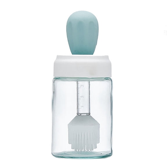 Clearance Storage Containers under $5,Oil Dispenser With Brush Glass Olive Oil Dispenser For Kitchen 2 IN 4 Oil Dispenser Bottle With Silicone Basting Brush For Cooking Vinegar BBQ Grill Frying