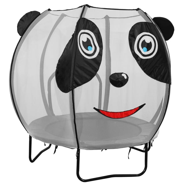 Trampolín Oso Panda Fuxion Toys, Red de Seguridad Brincolin blanco Unitalla