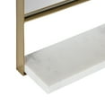 thumbnail image 3 of Kate and Laurel Chadwin Arch Wall Mirror with Shelf, Gold 20x34, 3 of 8