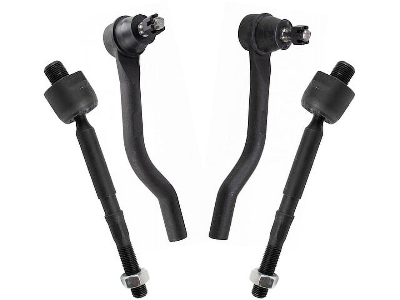 Mustang II Inner Tie Rod Extensions | Power Steering Rack Compatible | Corrects Steering Geometry