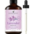 thumbnail image 1 of Aceite Esencial de Lavanda Handcraft 100% Puro y Natural con Goteador de Vidrio Premium 4 OZ, 1 of 7