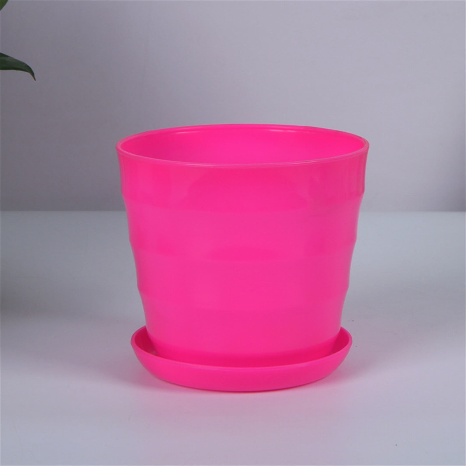 UYUH Unique Boho Design Colourful Plastic Succulent Flower Pot, Beautiful Decorative Planter for Indoor and Outdoor Gardening, Modern Home Garden Ornament Decoration