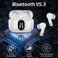 thumbnail image 4 of Auriculares inalámbricos Btootos Bluetooth 5.3 con micrófono con cancelación de ruido, 4 of 7