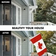 thumbnail image 3 of G128 Combo Pack: 5 Ft Tangle Free Aluminum Spinning Flagpole (Silver) & Canada Canadian Flag 2x3 Ft, LiteWeave Pro Series Printed 150D Polyester | Pole with Flag Included, 3 of 9
