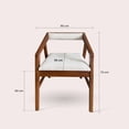 thumbnail image 5 of Silla Moderna Grace Sillón Decorativo Madera Tapizada En Tela, 5 of 5