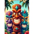 thumbnail image 4 of Colorful Design Welcome Banner Decorative Tiki Style Polynesian Elements for Luau Party Event, 4 of 8
