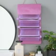 thumbnail image 4 of 4 in 1 Makeup Cosmetic Bag Toiletry Bag Portable Large-capacity Folding Storage Organizer Travel Makeup Bag for Accessories, Shampoo, Full Sized Container, Toiletries, 4 of 8