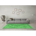 thumbnail image 3 of Ahgly Company Indoor Rectangle Persian Emerald Green Bohemian Area Rugs, 5' x 7', 3 of 4