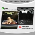 thumbnail image 4 of XYZCANDO Christmas Deer Printed Trunk Mat 29" x 39", Durable All-Weather Interior Accessory with Non-Slip Backing, Easy-Clean Stitched Edge Liner for SUVs, Sedans and Trucks, 4 of 7