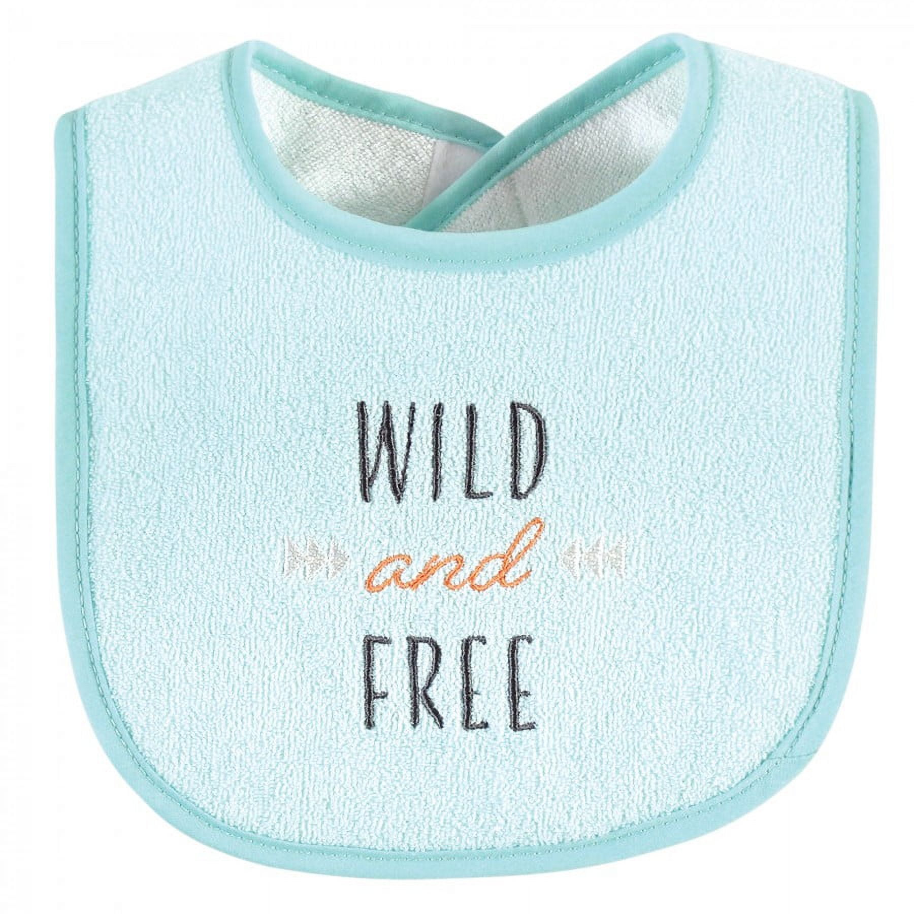 Hudson Baby Unisex Baby Cotton Terry Drooler Bibs with Fiber
