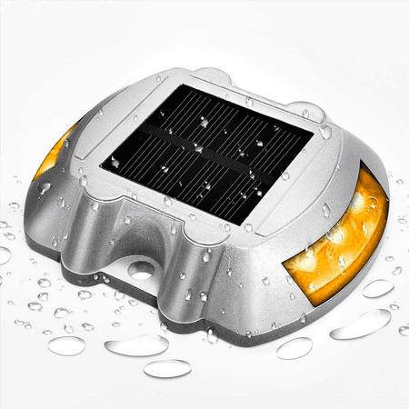 

1 Pack Solar Deck Light LED Driveway Light Dock Light for Steps Walkway Stairs Garden Ground Yard