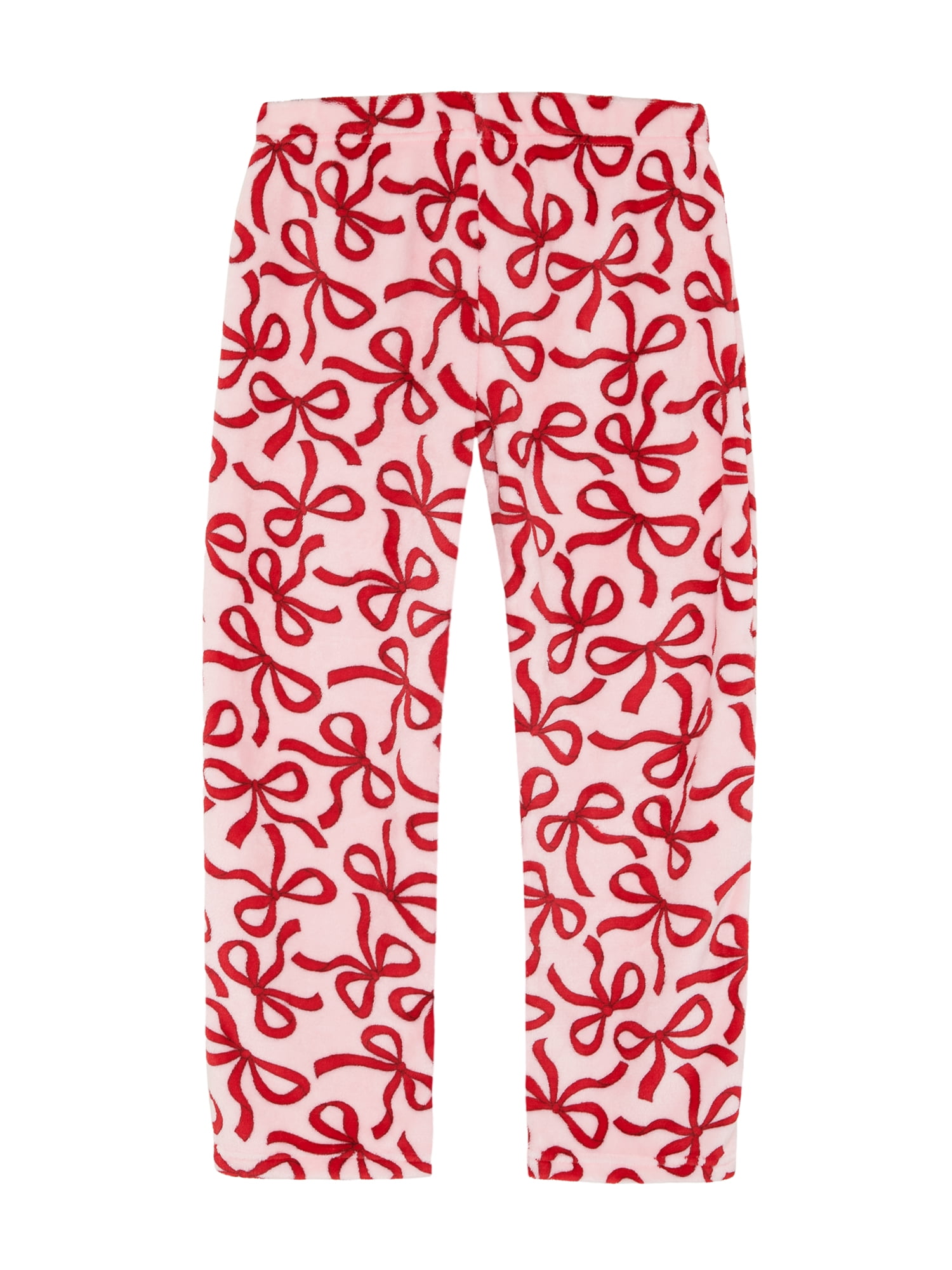 Wonder Nation Girls Straight Leg Sleep Pants, Sizes 4-18
