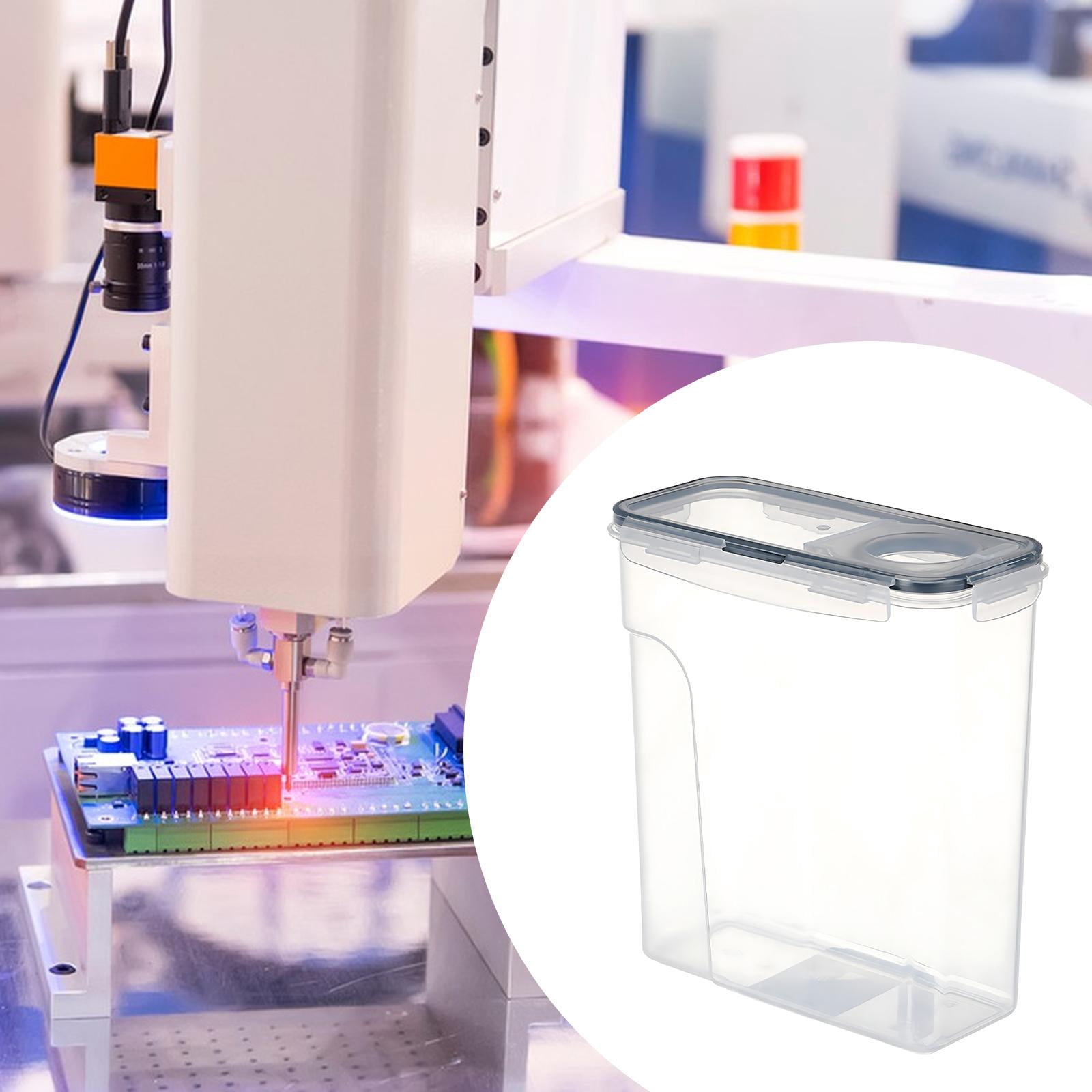 Wzmzjy 3D Printer Filament Dryer Box Cereal Barrel Multipurpose 4L Good Sealing Keeping Black no Holder