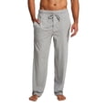 thumbnail image 3 of Fruit of the Loom Men's Extended Sizes Jersey Knit Sleep Pant (1-Pack), Light Grey Heather, Medium, 3 of 11