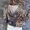 thumbnail image 3 of Hoodies for Women Casual Hooded Sweatshirt Loose Drawstring Pullover Comfy Long Sleeve Hoodies Graphic Hoodies, 3 of 5