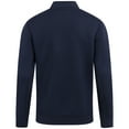 thumbnail image 3 of Men's Levelwear Navy Atlanta Braves Cushion Insignia 2.0 Quarter-Zip Pullover, 3 of 3