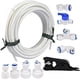 thumbnail image 1 of Para refrigerador europeo Frigorífico doble (manguera de 1/4") Manguera de suministro de agua de 20 m y kit de conector de refrigerador, 1 of 5