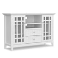 thumbnail image 3 of Simpli Home Bedford SOLID WOOD 53 inch Wide Transitional TV Media Stand in White For TVs up to 60 inches, 3 of 14