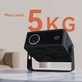 thumbnail image 3 of Desktop Projector Stand with 360 Degree Rotateing Mount Adjustable for Home and Offices Projector Holder White, 3 of 5