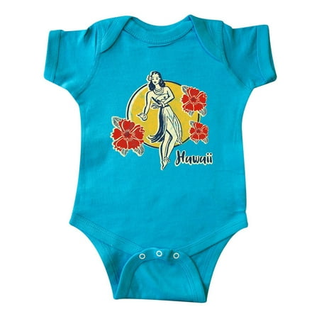 

Inktastic Retro Hula Girl Gift Baby Girl Bodysuit
