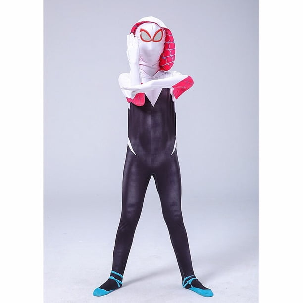 Body Gwen Spiderman para niños, Mono de vacaciones para niños, Miss Halloween, disfraces de Cosplay Fivean unisex