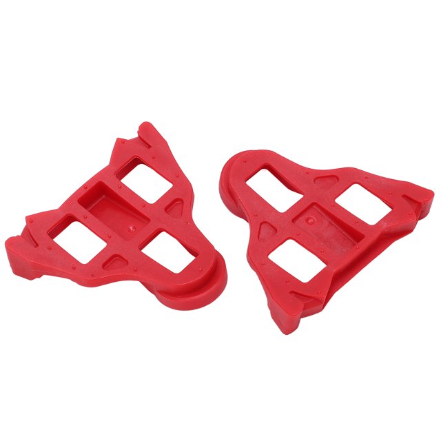Tacos De Bicicleta, Material ABS Color Rojo Antideslizante Ajustable Diseño De 3 Orificios Pedales Clip De Placa Para Ciclismo ANGGREK Bike Cleats