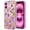 Citrus Flavors, variant on Case for iPhone 17e iPhone 16e Case Clear with Design Embossed Pattern TPU Soft Shock Bumper Absorption Slim Protective 6.1 Inch (Stained Glass Flower)